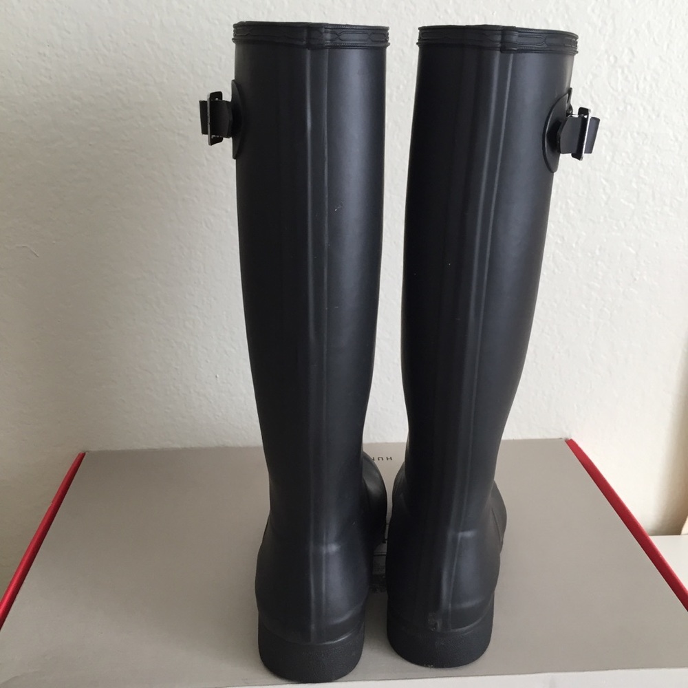 Hunter Rain Boots in Black - Picture 3 of 7